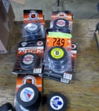 Assorted NHL Pucks & Patches!