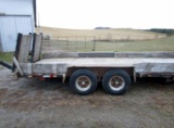 1999 Miska FLO Pintle Hitch Tandem Trailer!