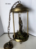 Vintage Hanging Oil Lamp!