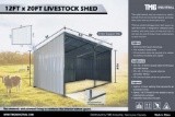 TMG Industries Skid Mounted Livestock Shed - New!