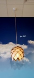 Custom Made Pineapple Style Bamboo Pendant Light!