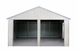 TMG Industries Double Garage Metal Shed - New!