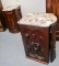 Antique Burled Walnut with Marble Top Tables!