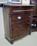 Spindle Walnut Dresser!