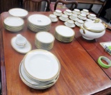 Large Set of White & Gold Limoges Dishes!