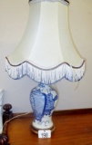 Blue & White Lamp!