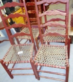 Ladder Back Cane Seat Chairs!