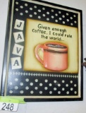 Java Wall Plaque!