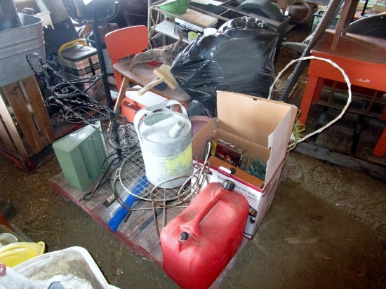 Antique Watering Can, School Chair, Etc.!