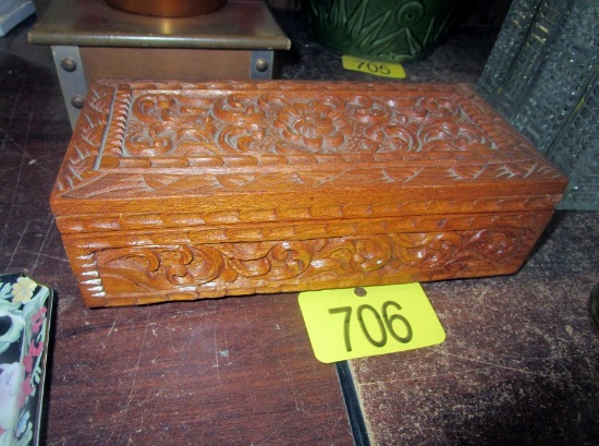 Carved Wood Box!