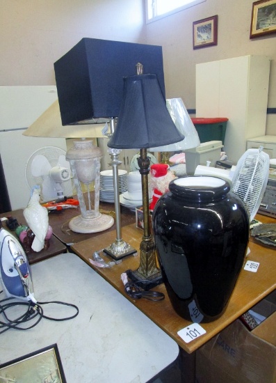 Large Vase & Lamps!
