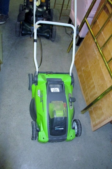 Green Works Battery Operated Lawn Mower!