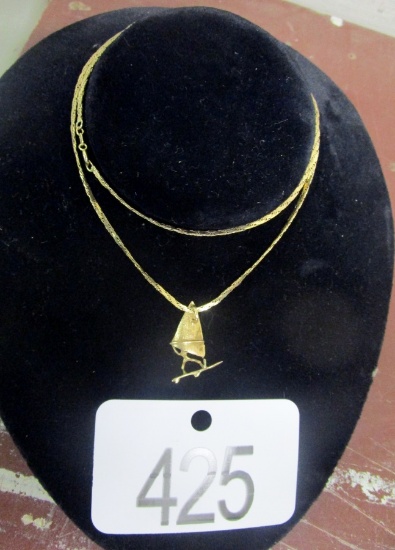 10 Kt. Gold Necklace & Pendent!