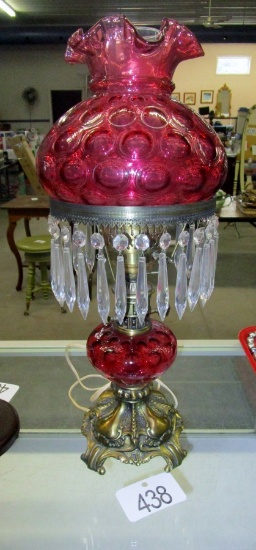 Cranberry Lamp!