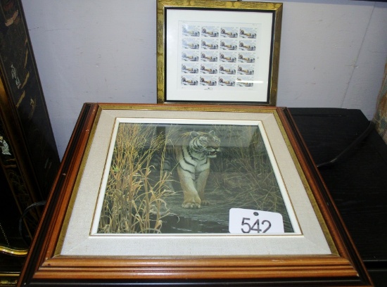 Framed Stamps & Print!