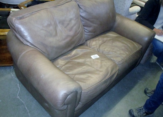 Leather Love Seat!