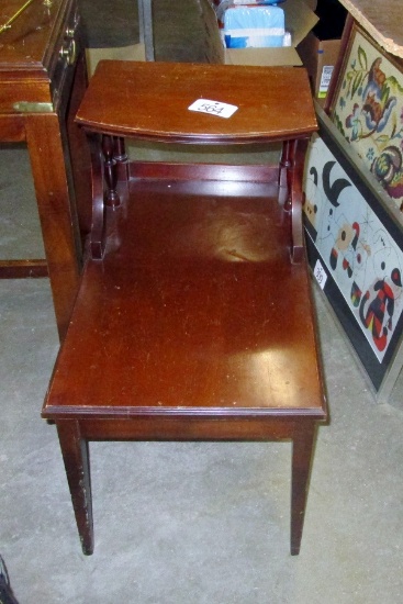 Walnut Step Style End Table!