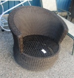 Wicker Look Swivel Chair!