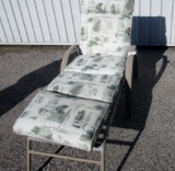 Patio Reclining Lounger with Pad!