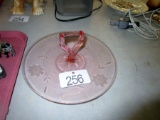 Depression Glass Cake Plate!