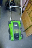 Green Works Battery Operated Lawn Mower!