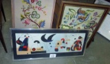 Framed Needle Point, Etc.!