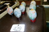 Decorative Asian Glass Eggs!