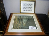 Framed Stamps & Print!