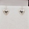 Sterling Silver Heart Earrings - New!