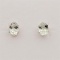 Sterling Silver Green Amethyst Earrings - New!