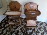 Antique Wood High Chairs!