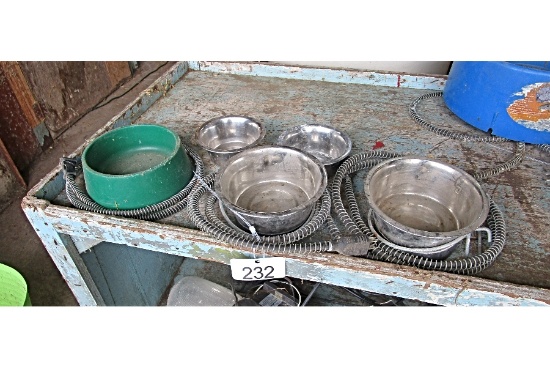 Heated Water Bowls, Etc.