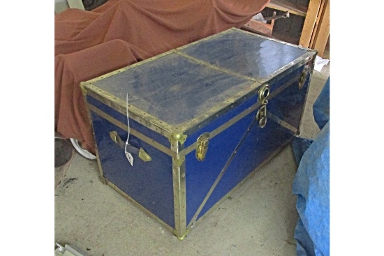 Blue Steamer's Trunk