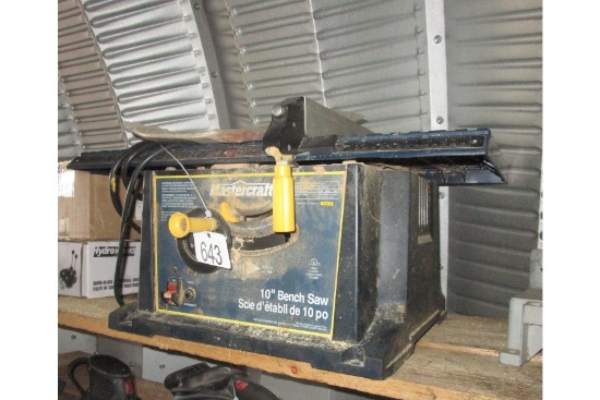 MasterXraft Bench Saw