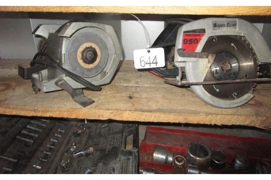 Circular Saw and Bench Grinder