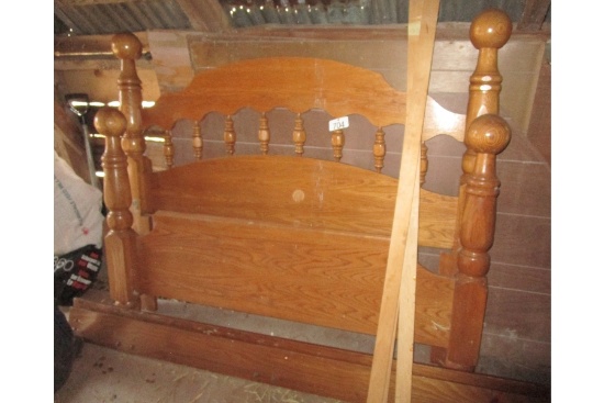 5 Piece 4 Post Oak Bedroom Suite