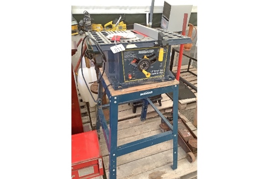 MasterCraft Bench Saw, Etc.