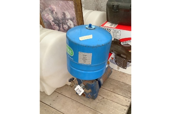 Pump and Pressure Tank