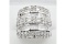 Sterling Silver Diamond Ring, 96 Diamonds, 2 Full Carats of Diamond - New