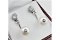Freshwater Pearl & CZ Earrings - New