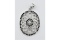 Silver Plated Cz Pendant Silver Chain - New