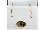 10kt. Yellow Gold Hoop Earrings - New
