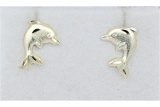 Dolphin Charm Earrings - New