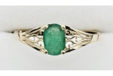 Emerald Filigree Ring - New