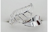 Sterling Silver Leaf Ring - New