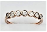 Rose Gold Diamond Ring - New