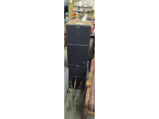 Sony Speakers, Magazine Rack