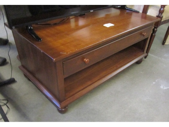 Wood TV Table