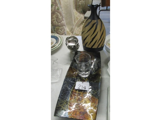 Vase, Serving Tray, Jug