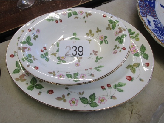 Wedgewood Platter, Etc.